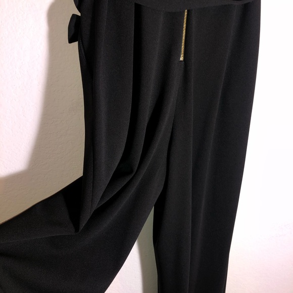 NWT Black Calvin Klein Jumpsuit with Gold Accents - Picture 5 of 7